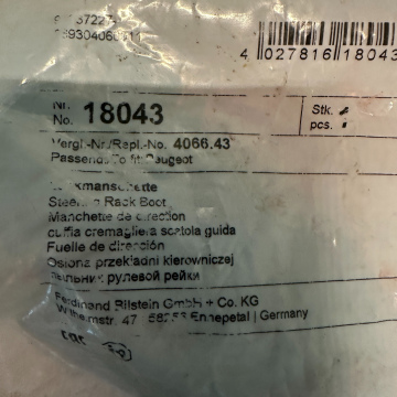 Manžeta Febi Bilstein 4066.43 - Citroen, Peugeot